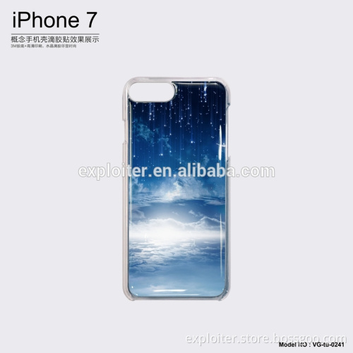 Full protective air space cushion shock proof epoxy tpu case for iphone7